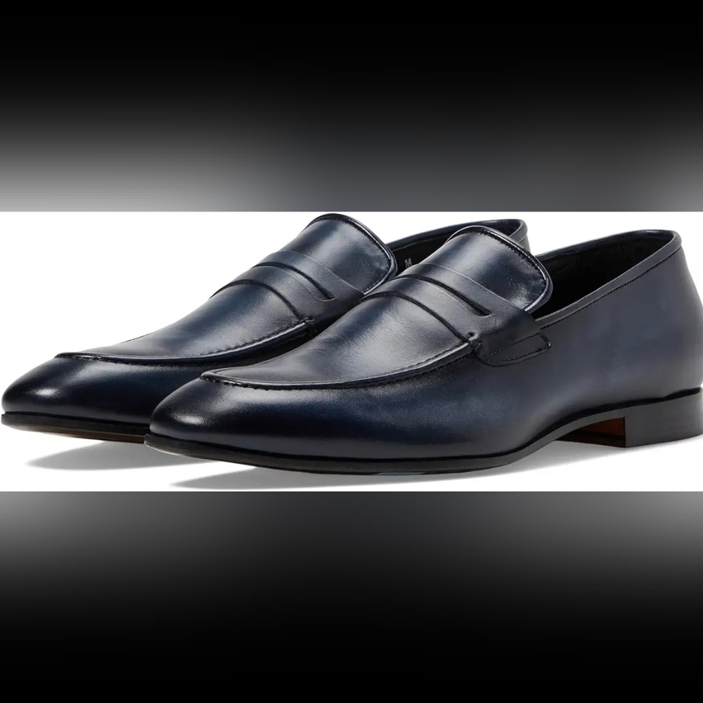 Mercanti Fiorentini leather penny loafer